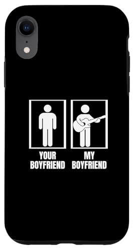 Your Boyfriend My Boyfriend Lustiger Akustikgitarrenspieler Hülle für iPhone XR von Acoustic Guitar Gifts For Men