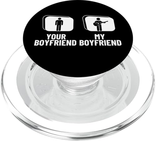Your Boyfriend My Boyfriend Lustiger Akustikgitarrenspieler PopSockets PopGrip für MagSafe Your Boyfriend My Boyfriend Lustiger Akustikgitarrenspieler PopSockets PopGrip für MagSafe von Acoustic Guitar Gifts For Men
