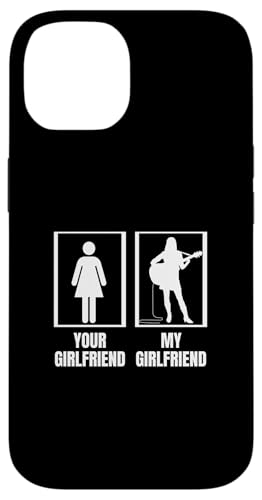 Your Girlfriend My Girlfriend Frauen Akustikgitarre Spieler Hülle für iPhone 14 von Acoustic Guitar Gifts For Men