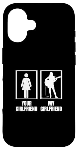 Your Girlfriend My Girlfriend Frauen Akustikgitarre Spieler Hülle für iPhone 16 von Acoustic Guitar Gifts For Men