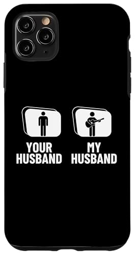 Your Husband My Husband Lustiger Akustikgitarrist Hülle für iPhone 11 Pro Max von Acoustic Guitar Gifts For Men