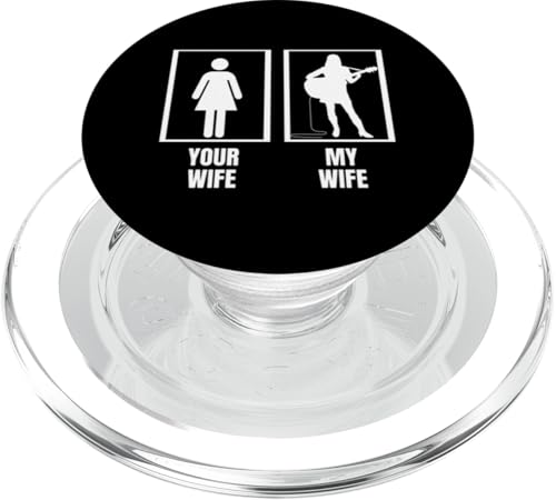Your Wife My Wife Lustige Akustikgitarrenspielerin PopSockets PopGrip für MagSafe Your Wife My Wife Lustige Akustikgitarrenspielerin PopSockets PopGrip für MagSafe von Acoustic Guitar Gifts For Men