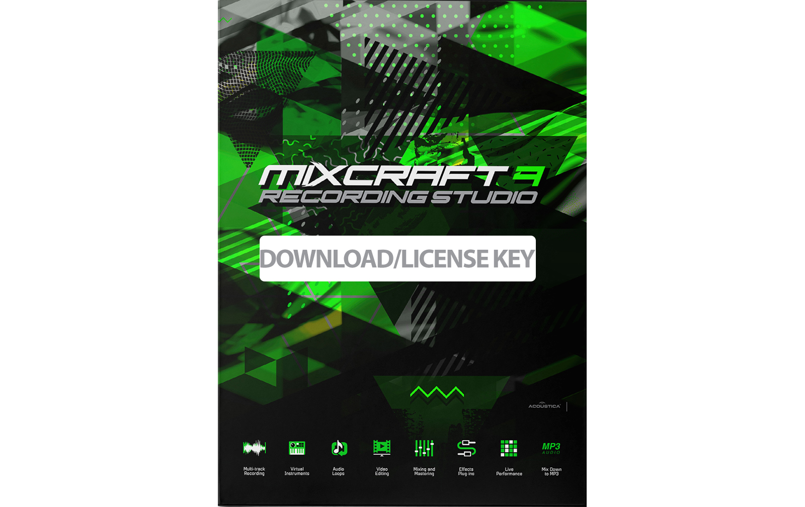 Mixcraft 9 Recording Studio Academic - Download/License Key von Acoustica