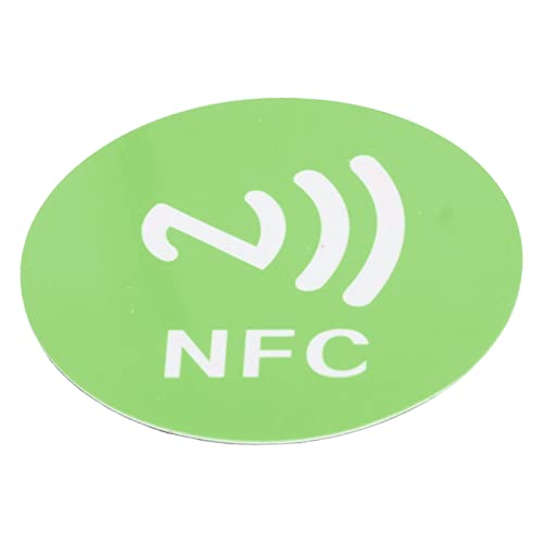 20pcs NFC -Aufkleber PET PET 40 Mm Leicht Lesbar Schreibbarer NFC -Telefon Zurück Aufkleber Grüne Stickersrewrable TagsNFC Tagsw Oberhalb der Oberfläche Zum Stick (GREEN) von Acouto