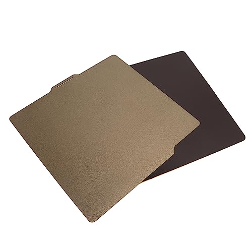3D -Drucker -Build Platte PEI SP Steel Doppelsideen 257x257mm für X P1p ohne Magnetplatte Thout Magnetic Platine 3D Drucker Build Plat Druckerplatte Flexible Plat (Mit Magnettafel) von Acouto