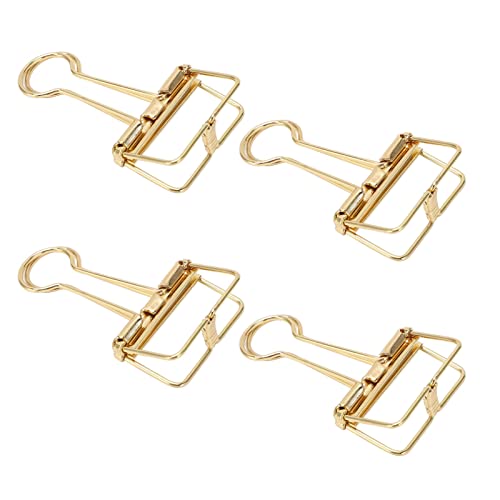 50pcs CL 32mm Metall Strong Clam Force Hohlhause für Büroschule Gold CL Clamps Clipsm Clipsmetal ClipsHlow Material zu Versatil (GOLD) von Acouto
