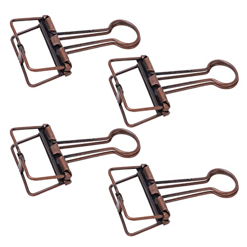 50pcs CL 32mm Metall Strong Clam Force Hohlhause für Büroschule Gold CL Clamps Clipsm Clipsmetal ClipsHlow Material zu Versatil (Kupferfarbe) von Acouto