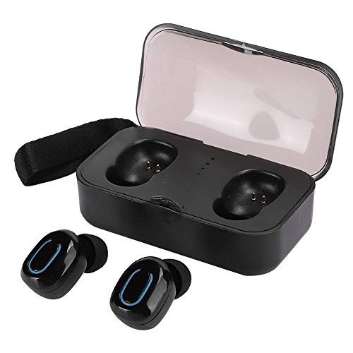 AMONIDA TI8S Drahtlose Bluetooth-Kopfhörer Tragbare -Stereo-Sport-Headsets mit Ladebox(Schwarz) von Acouto
