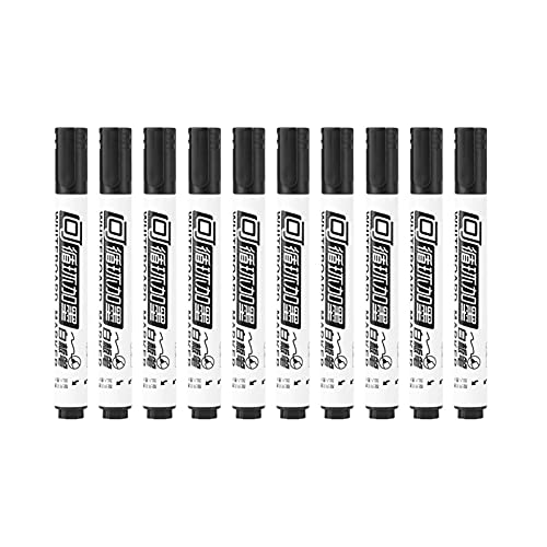 Acouto 10pcs Set Oriental Eladerable Whiteboard Marker Pens School Office Supplies Hell und Können Whiteboard -Marker Pen Löschlicher Stiftschule löschen. (BLACK) von Acouto