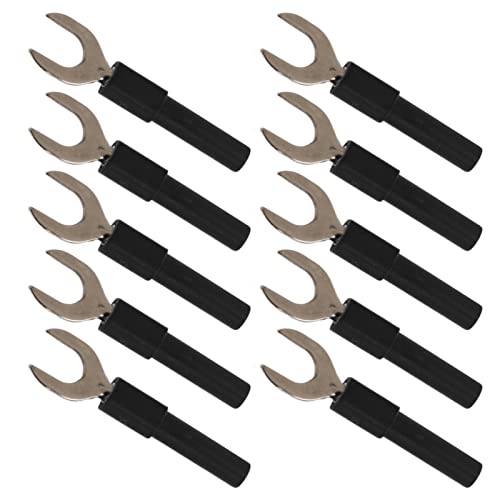 Acouto 10pcs U -Typ Bananen -Stecker U S 8mm Bananenanschlüsse für Multimeter Electronic ApplicationBlack S Banana Plugu Banana Connectorsu Ty Sparen Sie Zeit. Weit (BLACK) von Acouto