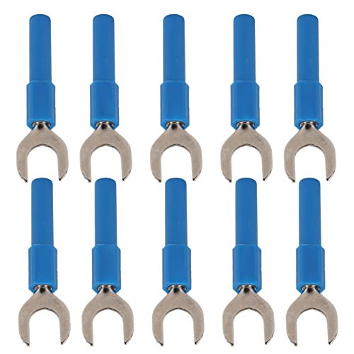 Acouto 10pcs U -Typ Bananen -Stecker U S 8mm Bananenanschlüsse für Multimeter Electronic ApplicationBlack S Banana Plugu Banana Connectorsu Ty Sparen Sie Zeit. Weit (BLUE) von Acouto