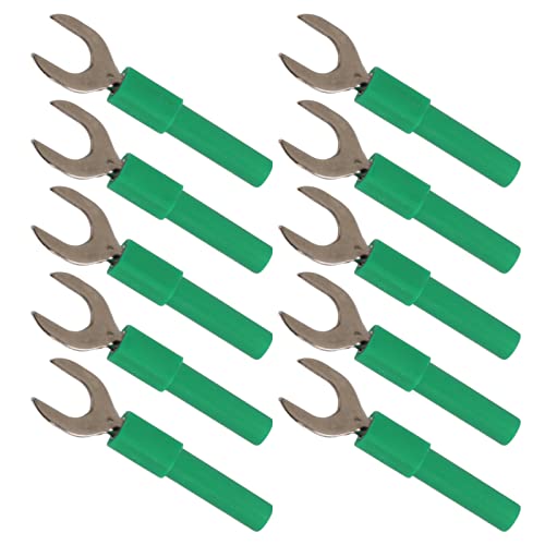 Acouto 10pcs U -Typ Bananen -Stecker U S 8mm Bananenanschlüsse für Multimeter Electronic ApplicationBlack S Banana Plugu Banana Connectorsu Ty Sparen Sie Zeit. Weit (GREEN) von Acouto