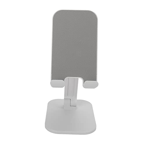 Acouto Mobiltelefonständer Tragbarer Schlupffaltungshöhe Desktop -Telefonhalter Tablet Halter Weißer Handy -Standard -Telefon Standdesk Telefon Standphone Desktop -Halterungfolding (White) von Acouto