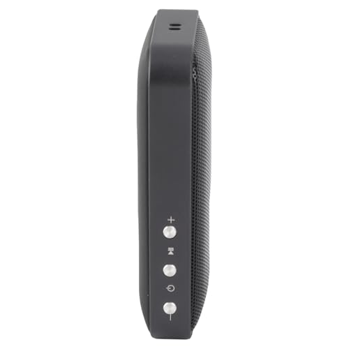 Acouto Mini-Bluetooth-Lautsprecher, tragbarer, kabelloser Lautsprecher in Schwarz mit TF-Player und Lautstärkeregler für den Einsatz im Außenpool von Acouto