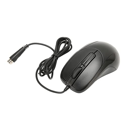 Acouto Universelle Hohe Genauigkeit Esports Gaming Maus 3 Knöpfe Verkable Ergonomische Mäuse für Home Office PC -Laptop, Stabile Verbindung Schwarz von Acouto