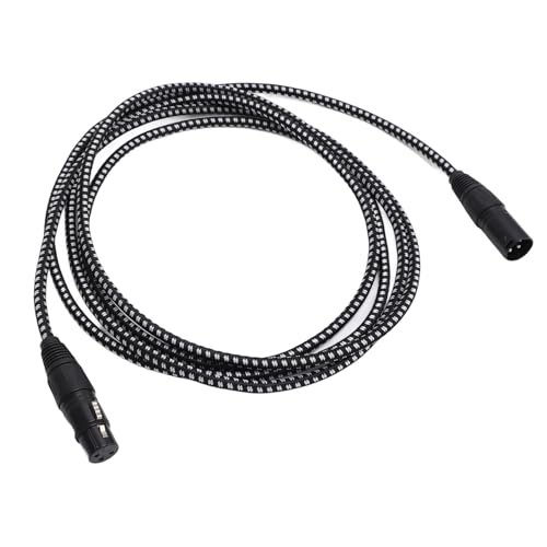 Acouto XLR -Kabel 10ft HiFi Stereoverbindung Mikrofonkabel -Bass Schalldämmerung Schwarzer XLR CablexLR Kabel 10fthifi Stereoverbindungsfunktionen und Provid (BLACK) von Acouto