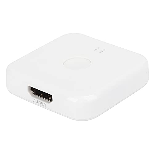 Amonida Hdmi Splitter 1 in 2 Out 4K Hd für Switch, Xbox 360/One, Full Hd Tv, Projektoren(Weiß) von Acouto