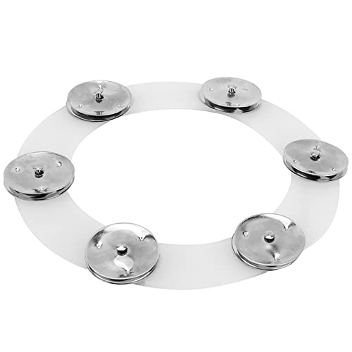 Cymb Hi Hat Tambourin Set Färchen Stahlglocken Percussion Instrument Accessoiresgold (SILVER) von Acouto