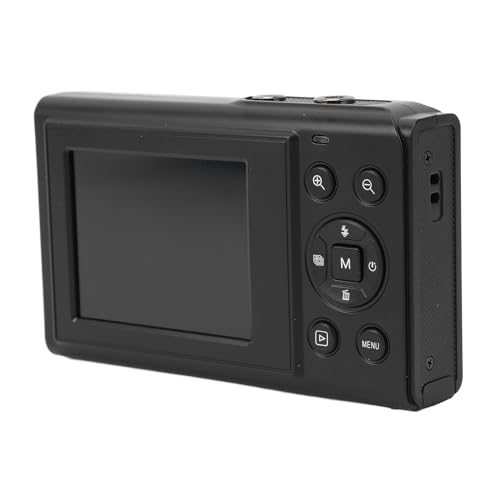 Digitalkamera 4K 16X Digitalzoom Anti-Shake 2,4-Zoll-Bildschirm Taschenkamera für Familientreffen Anfänger Studenten (Black) von Acouto