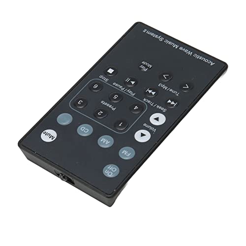 Fernbedienung, Ersatz für Sound Touch Wave Music Radio System I II III IV für CD AWRCC1 AWRCC2 AWRCC3 Schwarz mit Verbessertem Smart Chip Fernbedienung, Ersatz für Sound Touch Wave Music Radio System I II III IV für CD AWRCC1 AWRCC2 AWRCC3 Schwarz mit Verbessertem Smart Chip von Acouto