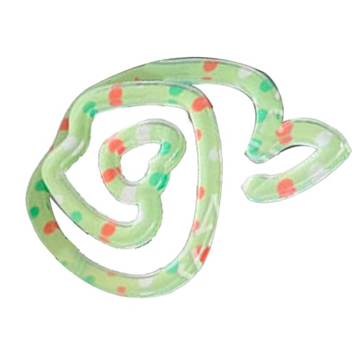Fruchtförmige Clamp/Holder -Acryl -Deco Buchplaner Datei Snack Taschen Seite Paperclip für die Heimschule Verwenden (buntes Grün) von Acouto