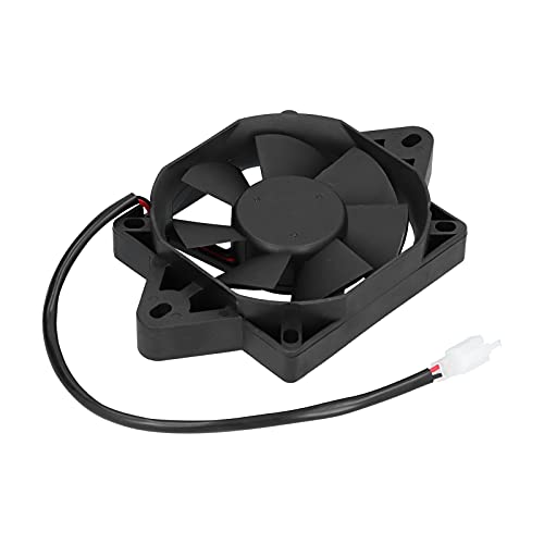 Kühlungsfanelektrikum 12 V 15W Kühllüfterzubehör für 200ccm 250ccm Motorrad Kart Schnell Erhitzen, um die Effizienz zu verbessern. Installieren Sie die Aufteilung des IT Kann für von Acouto