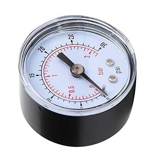 Manometer Manometer Manometer Allzweck-Manometer BSPT-Manometer Kleines Manometer Integriertes 1/8 Zoll BSPT Barometer (0–30 psi, 0–2 bar) von Acouto
