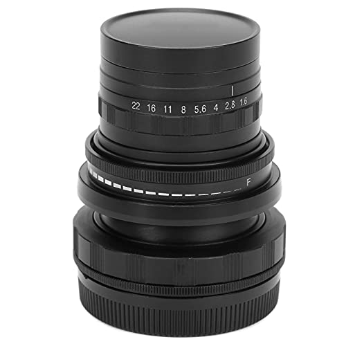 Manuelles 50-mm-F1.6-FX-Mount-Tilt-Objektiv für Spiegellose Fuji-Kameras – Perspektivenkorrektur, Kontrolle der Schärfentiefe, Verträumter Fotostil, Hochwertige Legierung von Acouto