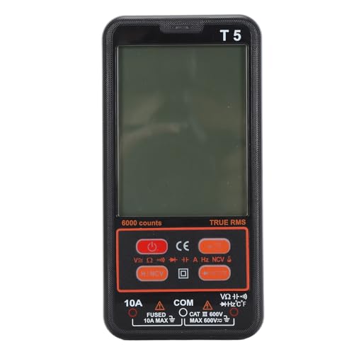 Multimeter Tester Super Thin 6000 Zahlen AC DC -Spannungsstromkapazitätsmesser mit LED -Taschenlampe mit LED Taschenlampe Digital Multimeterdigital Multimeter Testerohm Amp Multimeter Tester Super Thin 6000 Zahlen AC DC -Spannungsstromkapazitätsmesser mit LED -Taschenlampe mit LED Taschenlampe Digital Multimeterdigital Multimeter Testerohm Amp von Acouto