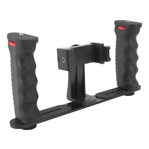 Smartphone-Video-Rig mit Griff, Telefon-Video-Stabilisierungsgriff für Live-Streaming von Acouto