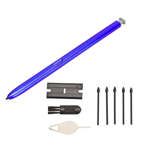 Stylus-Stifte, Hochempfindlicher Touchscreen-Stift für Note 10 Note 10 Plus mit Ersatzspitzen, Wie EIN Schreibstift, Einfache Handschrift, Professionelle Stabilität (Silver) von Acouto