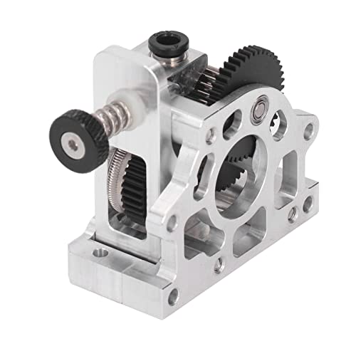 Zahnradreduktion Extruder Metall Gehärteter Stahl Extruder Upgrade Kit 3D Druckerzubehör Splitter Verbrauchsmaterial Slip Tra Kit3d Drucker ExtruderexTruder Upgrade Kitgear (SILVER) von Acouto