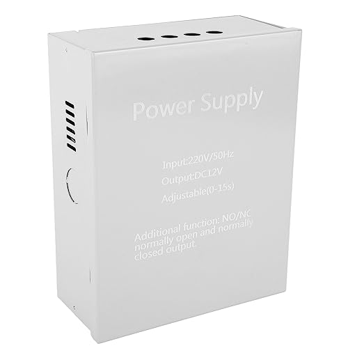 Zugangskontrollverzögerungs-Stromversorgungsbox, 12 V, 3 A, 220 V, Hocheffiziente Metall-Türzugangs-Stromversorgungsbox für Gebäude-Gegensprechanlage Zugangskontrollverzögerungs-Stromversorgungsbox, 12 V, 3 A, 220 V, Hocheffiziente Metall-Türzugangs-Stromversorgungsbox für Gebäude-Gegensprechanlage von Acouto