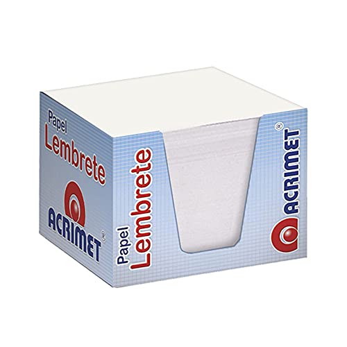 Acrimet Notizzettelkasten (750 Blätter) (weiß) (auch als Nachfüllzettel für Acrimet Schreibtischorganizer) von Acrimet
