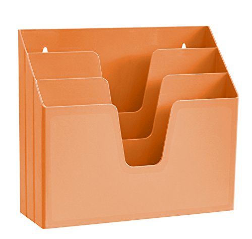 Acrimet Unterlagenhalter Dreifach Horizontalen (Orange Farbe) von Acrimet