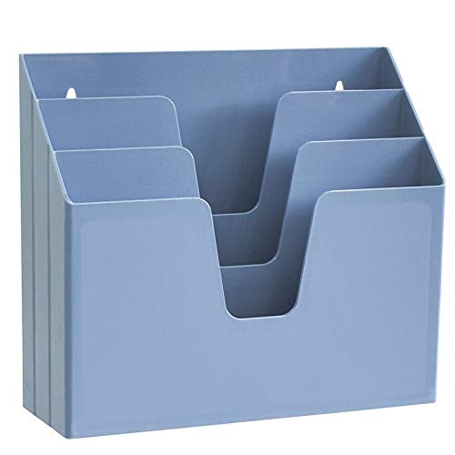 Acrimet Unterlagenhalter Dreifach Horizontalen (Solide blaue Farbe) von Acrimet