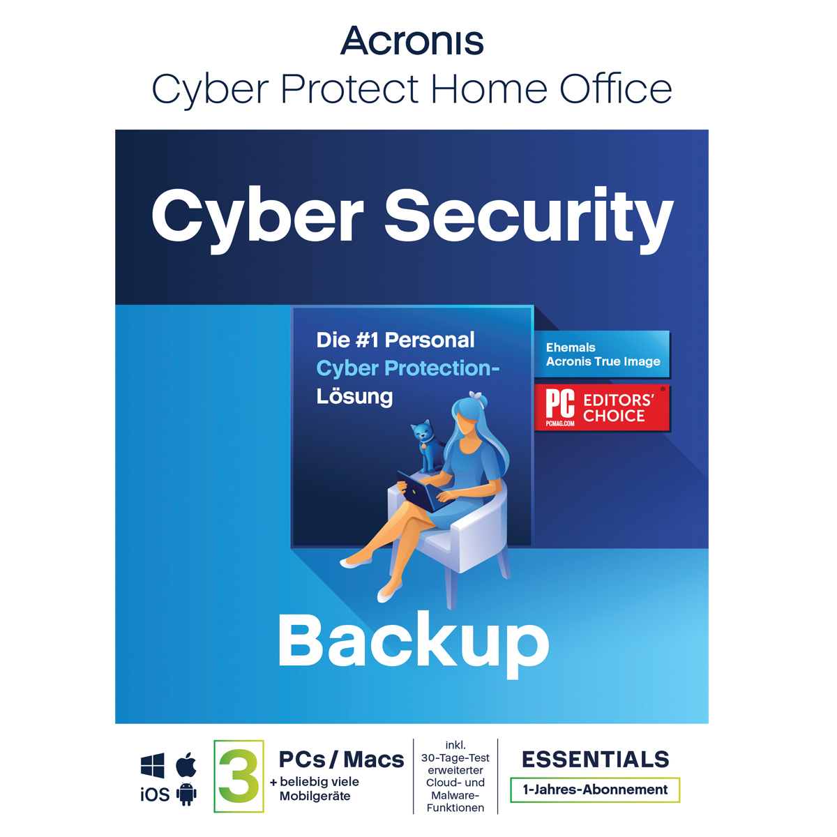 Acronis Cyber Protect Home Office Essentials [3 Geräte - 1 Jahr] [3 Geräte - 1 Jahr] von Acronis