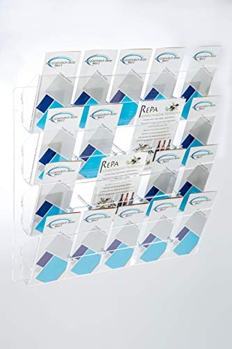 Flyer,Prospekt Wandhalter mit frei wählbarer Facheinteilung,Prospekthalter 20 Fach Flyer,Prospekt Wandhalter mit frei wählbarer Facheinteilung,Prospekthalter 20 Fach von Acrylglastechnik Danier