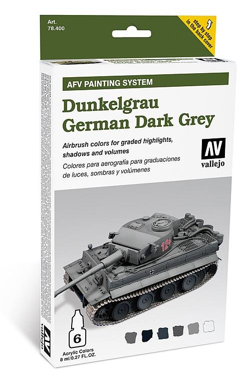 AFV Armour Painting System - Dunkelgrau von Acrylicos Vallejo