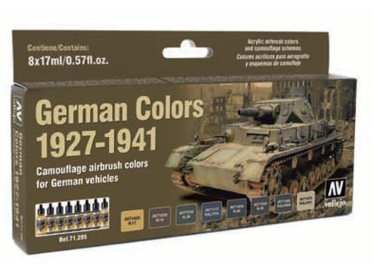 Deutsche Farben 1927-1941, Militär - Farbset von Acrylicos Vallejo