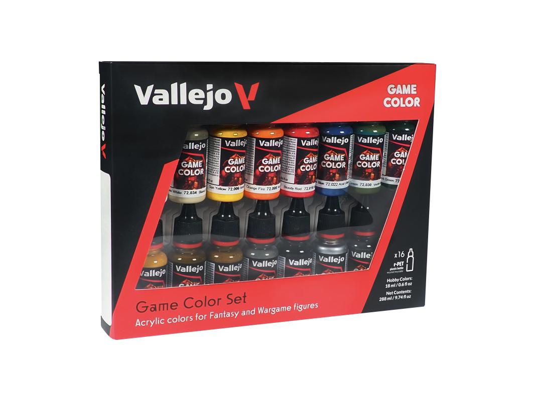 Einsteigermodellbau - Farbset - 16 x 17 ml von Acrylicos Vallejo