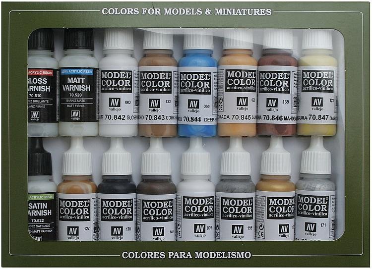 Farbset, Folkstone specialist,16 x 17 ml von Acrylicos Vallejo