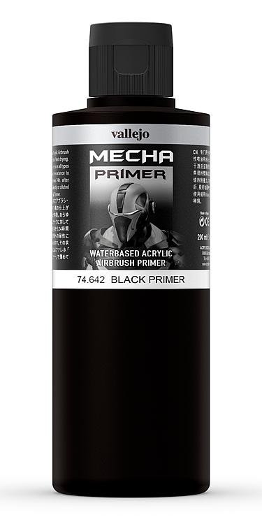 Grundierung, Schwarz, 200 ml Grundierung, Schwarz, 200 ml von Acrylicos Vallejo
