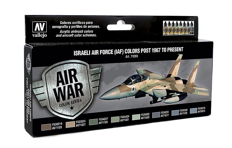 Israelische Luftwaffe ab 1967 - Farbset - 8 x 17 ml Israelische Luftwaffe ab 1967 - Farbset - 8 x 17 ml von Acrylicos Vallejo