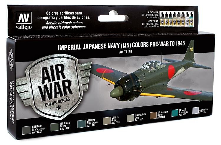 Japanische Luftwaffe IJA Set 2 - Farbset - 8 x 17 ml Japanische Luftwaffe IJA Set 2 - Farbset - 8 x 17 ml von Acrylicos Vallejo