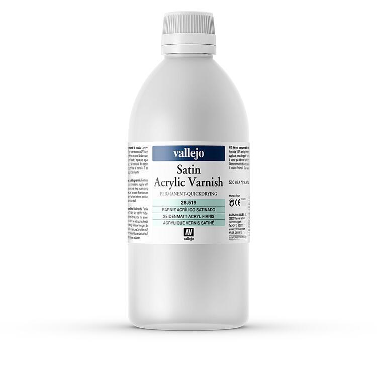 Lack, Seidenmatt - 500 ml von Acrylicos Vallejo