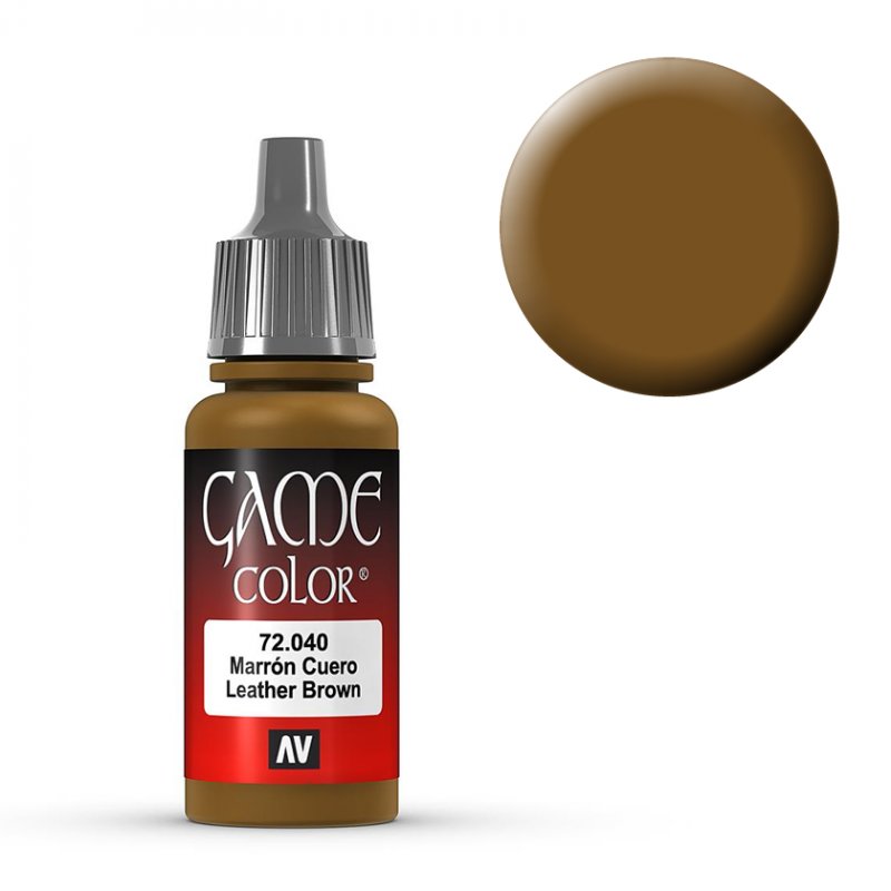 Leather Brown - 17 ml von Acrylicos Vallejo