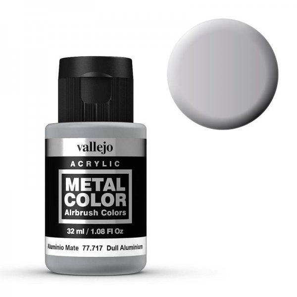 Metal Color 717 - mattes Aluminium, 32 ml von Acrylicos Vallejo
