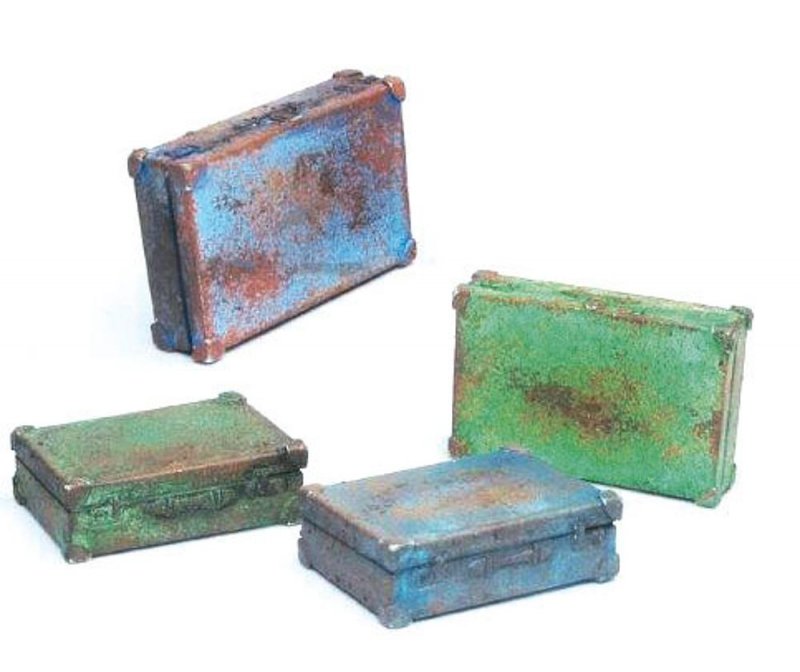 Metallkoffer (4 Stück) von Acrylicos Vallejo