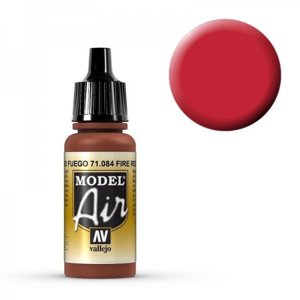Model Air - Feuerrot (Fire Red) - 17 ml von Acrylicos Vallejo